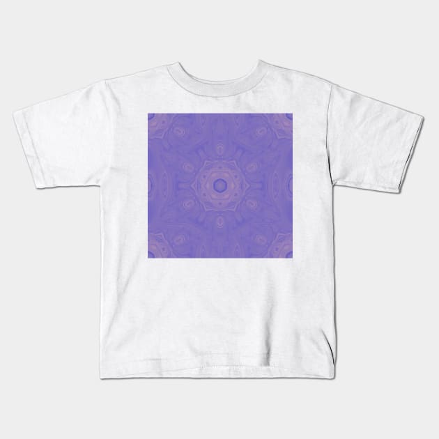 Beautiful lavender kaleidoscope Kids T-Shirt by hereswendy